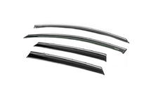 Hyundai I-30 2017- Deflectoare geamuri cu ornament cromat (4 buc, Niken) foto 2