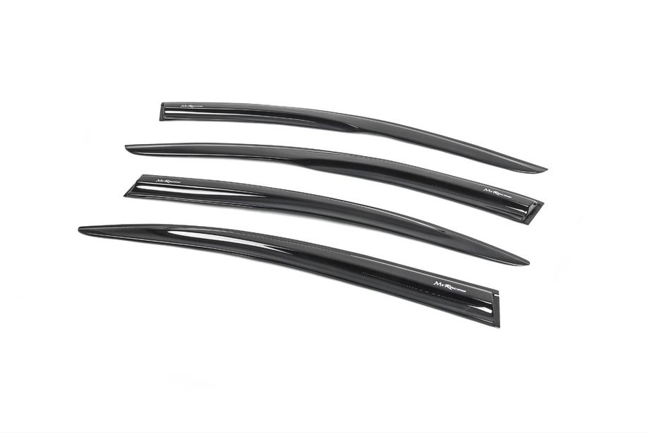 Skoda Octavia II A5 2010-2013 Deflectoare Geamuri LiftBack (4 buc, MyRacing) Foto 2