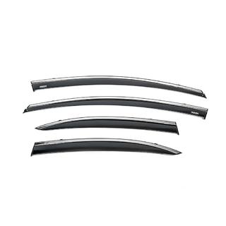 Deflectoare geamuri cu ornament cromat (4 buc, Niken) Honda Civic Sedan VIII 2006-2011 foto 2
