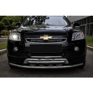 Protectie fata tripla (inox) Chevrolet Captiva 2006-2019