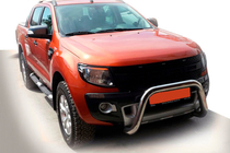 Ford Ranger 2011–2022 Protectie Fata WT005 (Inox) foto 1