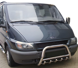 Ford Transit 2000–2014 Bullbar WT003 (2000-2006, Otel Inoxidabil) foto 1