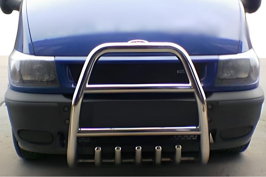Ford Transit 2000–2014 Bullbar QT007 (2000-2006, Otel Inoxidabil) Image