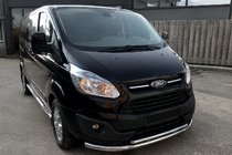 Ford Custom 2013-2022 Protectie Fata ST014 (Inox) 60/60 mm foto 1