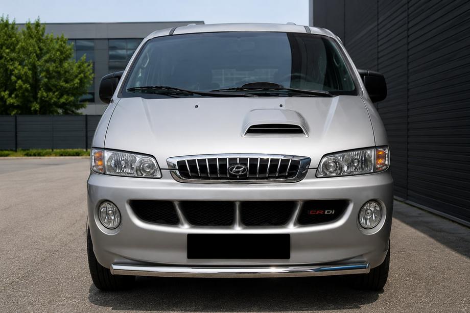 Hyundai H200, H1, Starex 1998-2007 Protectie Fata ST008 (Inox) Foto 1