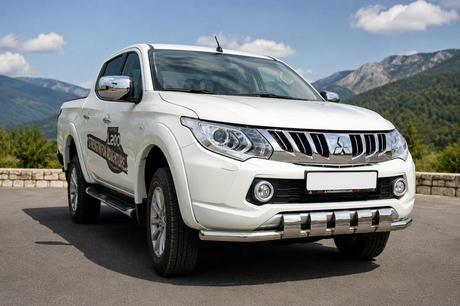 Mitsubishi L200 2015-2024 Protectie Fata ST015 (Inox) Image