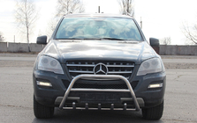 Mercedes ML W164 2005-2011 Bullbar WT003 (Inox) foto 1