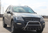 Mercedes ML W164 2005-2011 Bullbar WT003 (Inox) foto 2