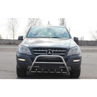 Bullbar WT003 (Inox) Mercedes ML W164 2005-2011 foto 1