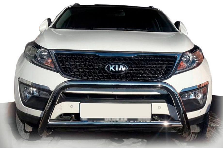 Kia Sorento II XM 2009-2014 Bullbar WT005 (Inox) Image