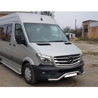 Bara frontala inferioara MBSP.07.F3-04.6 (inox) Mercedes Sprinter W906 2006–2018 foto 2