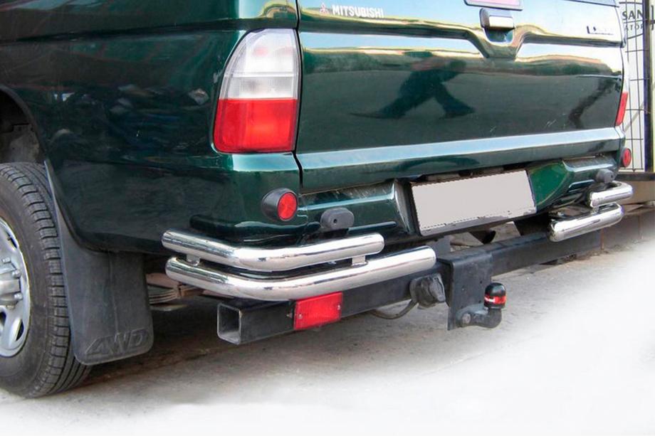 Mitsubishi L200 1996-2006 Colturi spate AK003-Double (2 buc, inox) Image