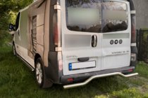 Renault Trafic 2001–2015 Protectie Spate AK006 (Inox) foto 4