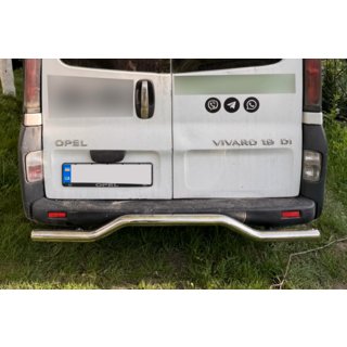 Protectie Spate AK006 (Inox) Opel Vivaro 2001–2015 foto 1