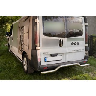 Protectie Spate AK006 (Inox) Opel Vivaro 2001–2015 foto 3