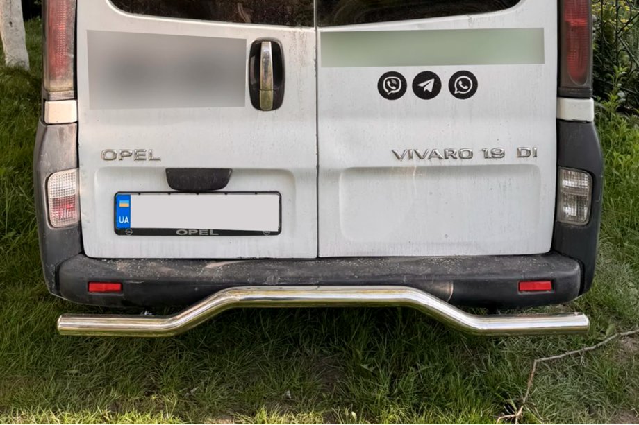 Opel Vivaro 2001–2015 Protectie Spate AK006 (Inox) Image