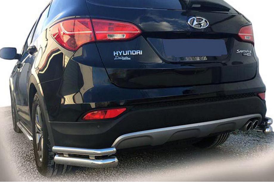 Hyundai Santa Fe 3 2012-2018 Colturi Spate AK-003 Dublu (Inox) Image