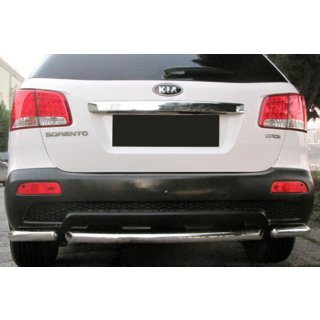 Bare colturi spate cu sectiune centrala AK007-3 (2 buc, inox) Kia Sorento II XM 2009-2014 foto 1
