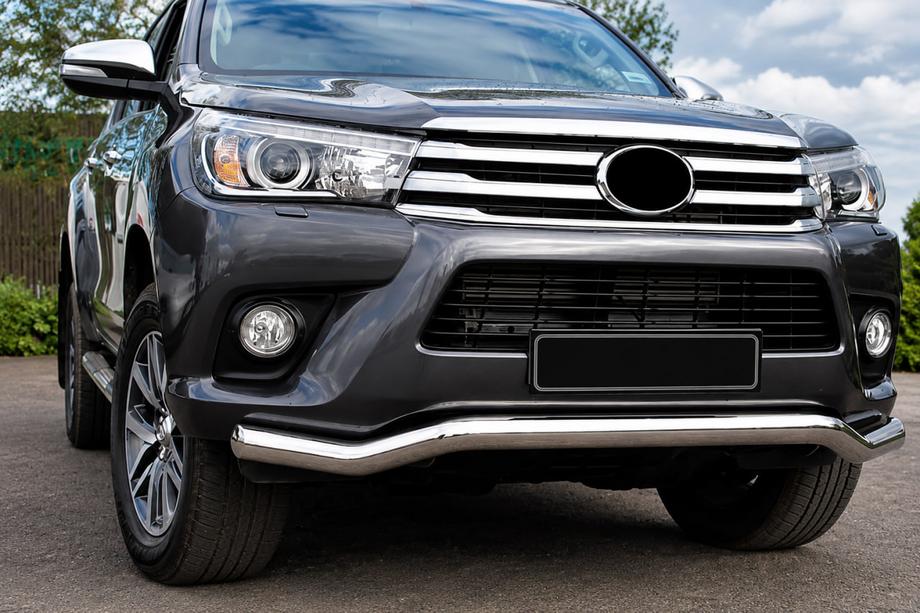 Toyota Hilux 2015- Protectie Fata ST007 (Inox) Foto 1