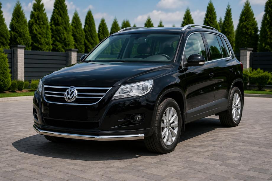 Volkswagen Tiguan 2007-2016 Protectie Fata ST008 (Inox) Foto 1