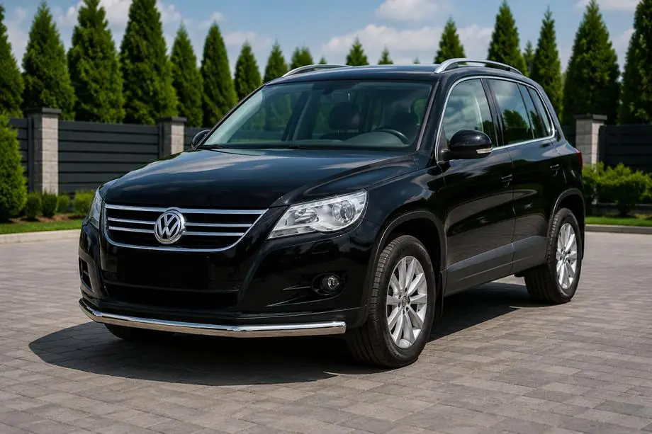 Volkswagen Tiguan 2007-2016 Protectie Fata ST008 (Inox) Image