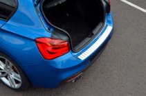 BMW 1 Series F20/F21 2011-2019 Protectie bara spate OmsaLine (pentru F20, inox) foto 2