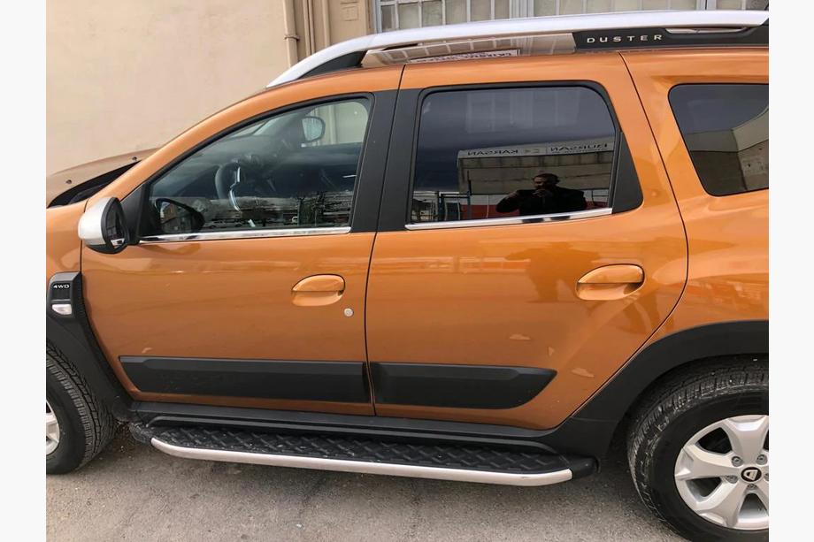 Dacia Duster 2018-2024 Ornamente inferioare geam inox (4 buc) Carmos - Otel Inoxidabil Turcesc Foto 4