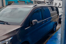 Mercedes Vito/V-class W447 2014- Bare Portbagaj Crom CAN Design Original (Picioare Metalice) foto 6