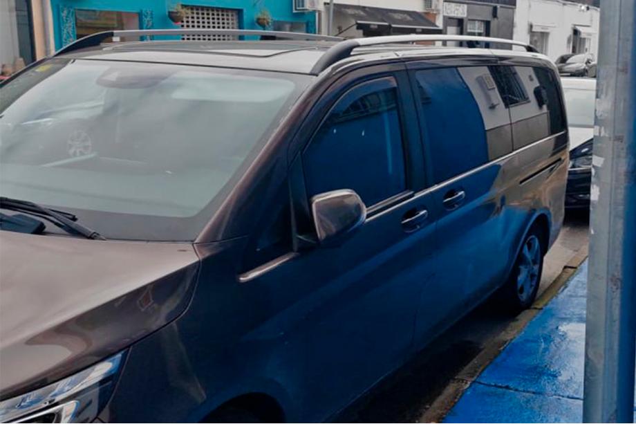 Mercedes Vito/V-class W447 2014- Bare Portbagaj Crom CAN Design Original (Picioare Metalice) Ampatament Lung (EXTRALONG) Foto 6
