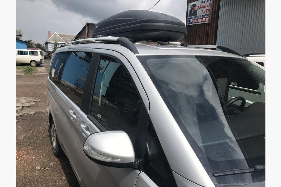 Mercedes Vito/V-class W447 2014- Bare Portbagaj Crom CAN Design Original (Picioare Metalice) Ampatament Lung (EXTRALONG) Foto 4