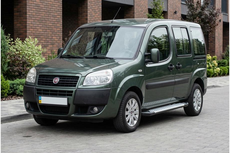 Fiat Doblo I 2005-2010 Praguri Laterale Allmond Grey (2 buc, Aluminiu) Image