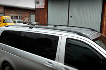 Mercedes Vito/V-class W447 2014- Relingi negre CAN Design Original (picioare metalice) foto 3