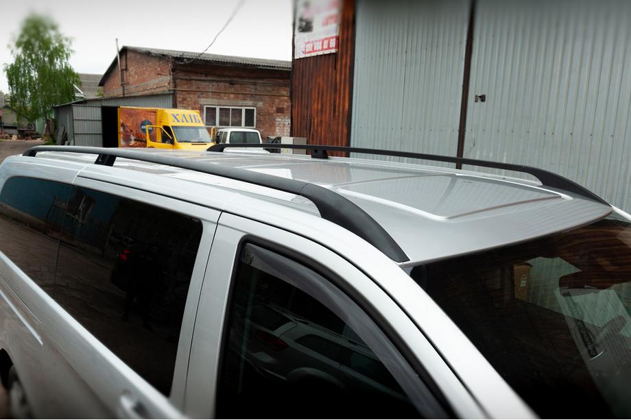 Mercedes Vito/V-class W447 2014- Relingi negre CAN Design Original (picioare metalice) Image