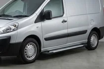 Fiat Scudo 2007-2015 Praguri Laterale Allmond Grey (2 buc, Aluminiu) Ampatament Scurt foto 1