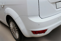 Ford Focus II 2008-2011 Capace reflectoare spate (2 buc, inox) foto 1