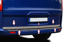 Ford Custom 2013-2022 Ornament portbagaj inox foto 1