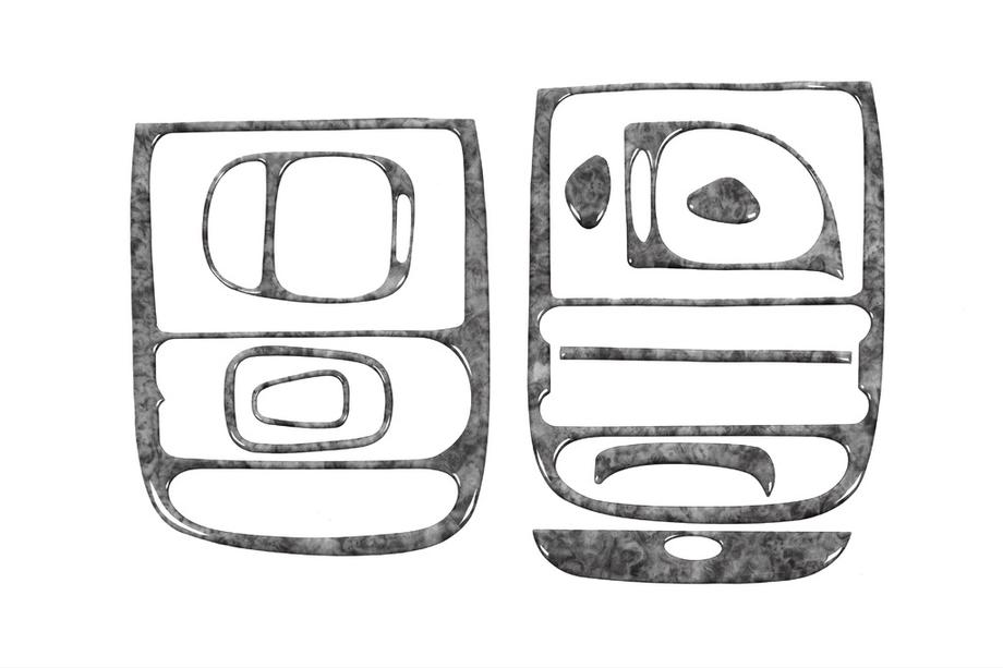 Hyundai H200, H1, Starex 1998-2007 Capace Panou Bord Carbon Foto 2