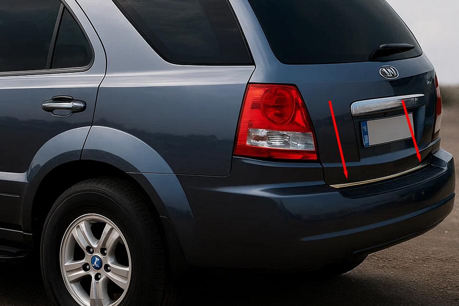 Kia Sorento I BL 2002-2009 Ornament portbagaj inox Image