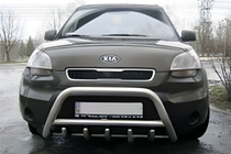 Kia Soul I 2008-2013 Bull Bar (Inox) foto 2