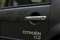 Citroen C-2 2003-2009 Capace Cromate Manere Usilor (2 buc, Otel Inoxidabil) Carmos - Otel Inoxidabil Turcesc foto 4