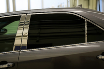 Mercedes E-сlass W210 1995-2002 Ornamente Stalpi Usa din Otel Inoxidabil (6 buc) foto 3