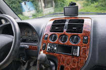 Mercedes Vito W638 1996-2003 Decor bord Meric (1996-1999) Aluminiu foto 1