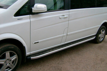 Mercedes Viano 2004-2014 Praguri laterale Alliance (2 buc, aluminiu) foto 1