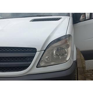 Sprancene Faruri Drepte (negre, ABS, 2006-2013) Mercedes Sprinter W906 2006–2018 foto 3