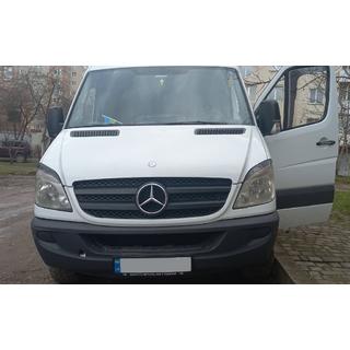 Sprancene Faruri Drepte (negre, ABS, 2006-2013) Mercedes Sprinter W906 2006–2018 foto 4