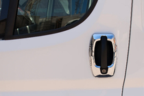 Peugeot Boxer 2006-2025 Capace Manere Cromate (Otel Inoxidabil) Capace manere usi (4 piese) foto 2