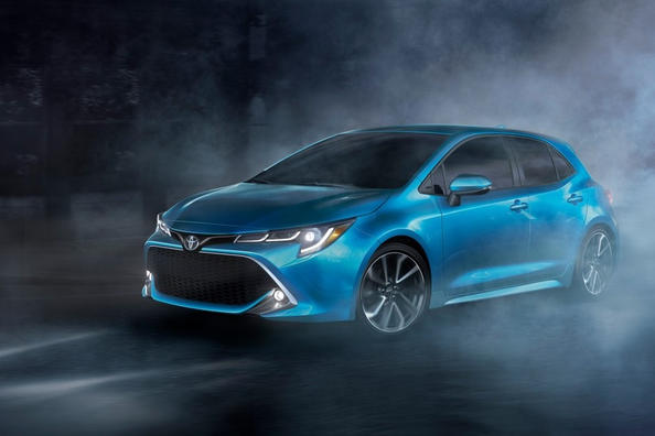 Hatchback Toyota Corolla modelul anului 2019