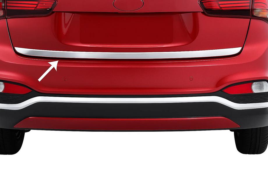 Hyundai I-20 2014-2020 Ornament portbagaj 2018-2020 inox Image