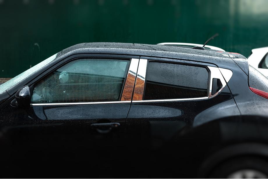 Nissan Juke 2010-2019 Ornamente Stalpi Usa Inox (8 buc) Image