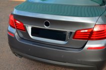 BMW 5 Series F10/F11 2010–2016 Ornament SD din inox deasupra placutei de inmatriculare foto 4